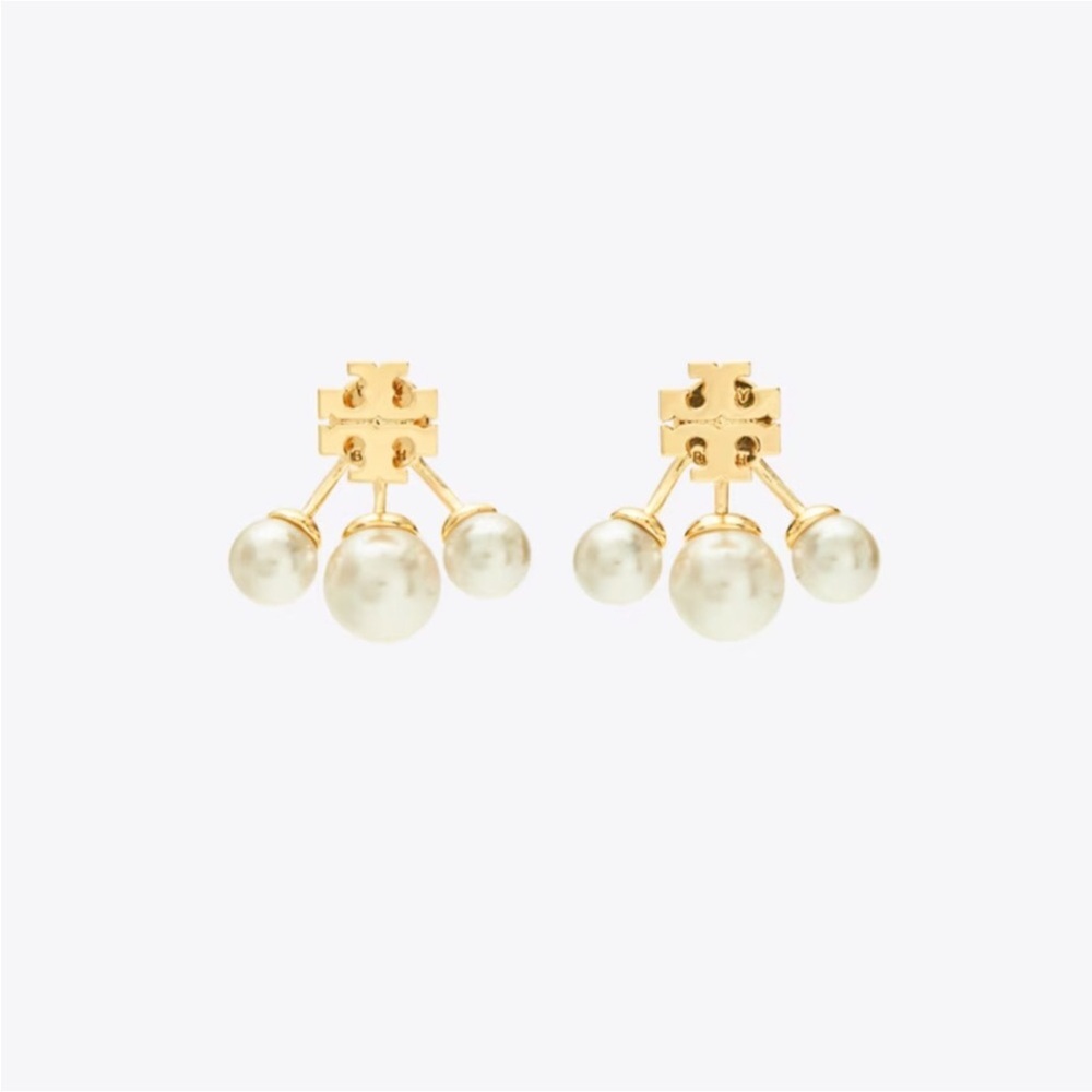 NWOT Tory Burch Kira Initation Pearl Earrings